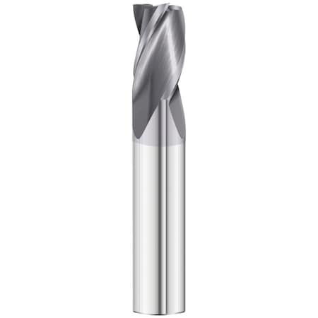Fullerton Tool 3-Flute - 30 Degree Helix - 3300 GP End Mills, TIALN, RH Spiral, Square, Stub,  93208